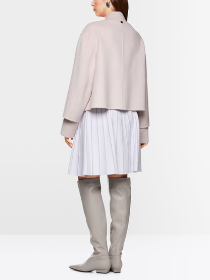 Marc Cain_Light Desert Taupe_Oversized Jacket with Cuffed Sleeves_ZC 12.02 W33_702_03