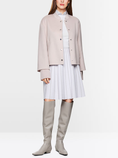 Marc Cain_Light Desert Taupe_Oversized Jacket with Cuffed Sleeves_ZC 12.02 W33_702_06