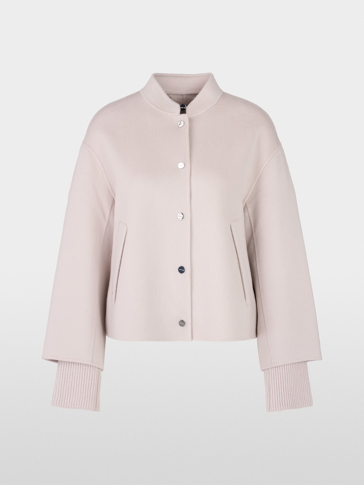 Marc Cain_Light Desert Taupe_Oversized Jacket with Cuffed Sleeves_ZC 12.02 W33_702_07