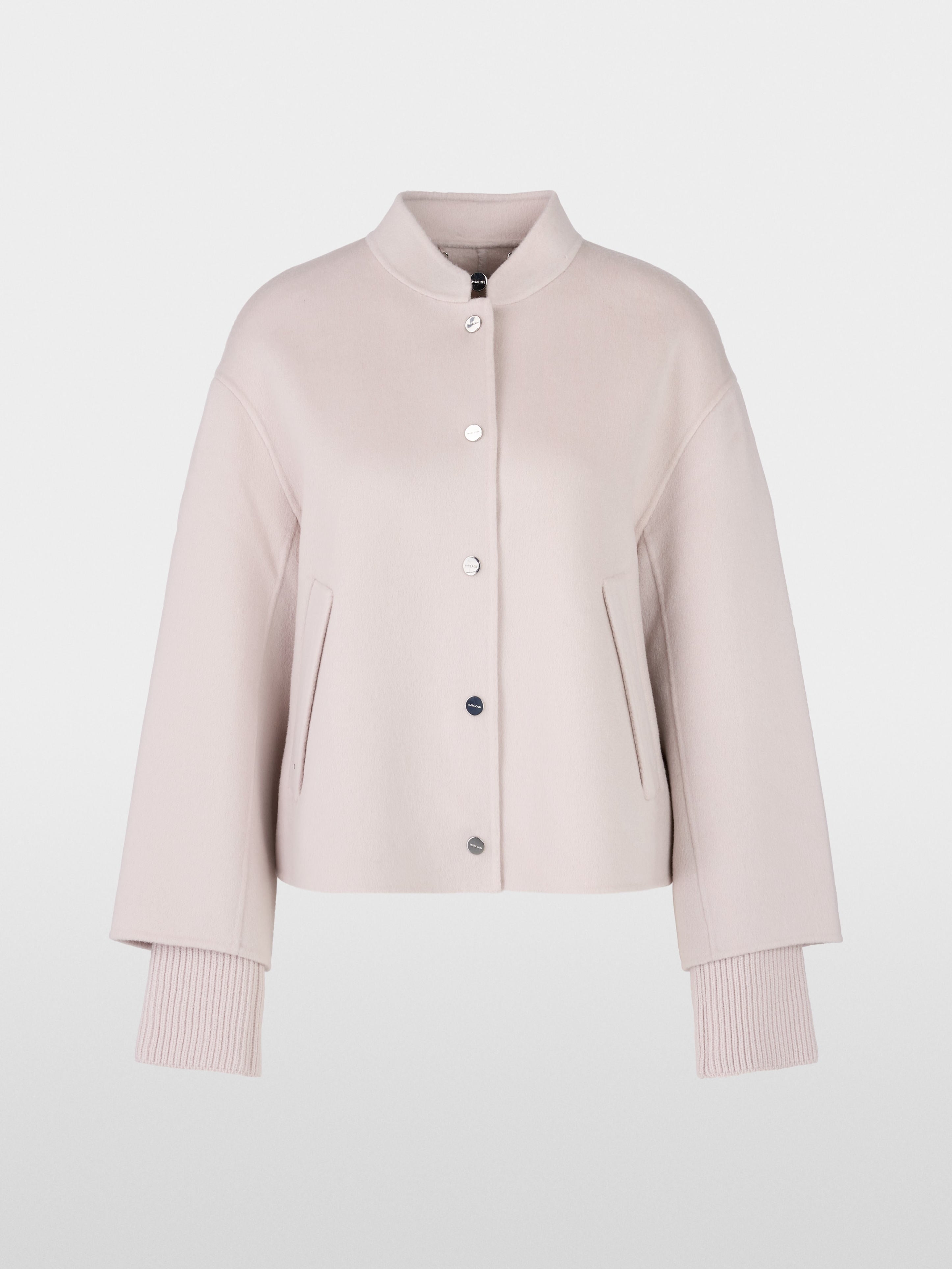 Marc Cain_Light Desert Taupe_Oversized Jacket with Cuffed Sleeves_ZC 12.02 W33_702_07