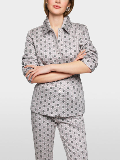 Marc Cain_Light Desert Taupe_Box Jacket with Waist Belt_ZC 31.10 J07_702_07