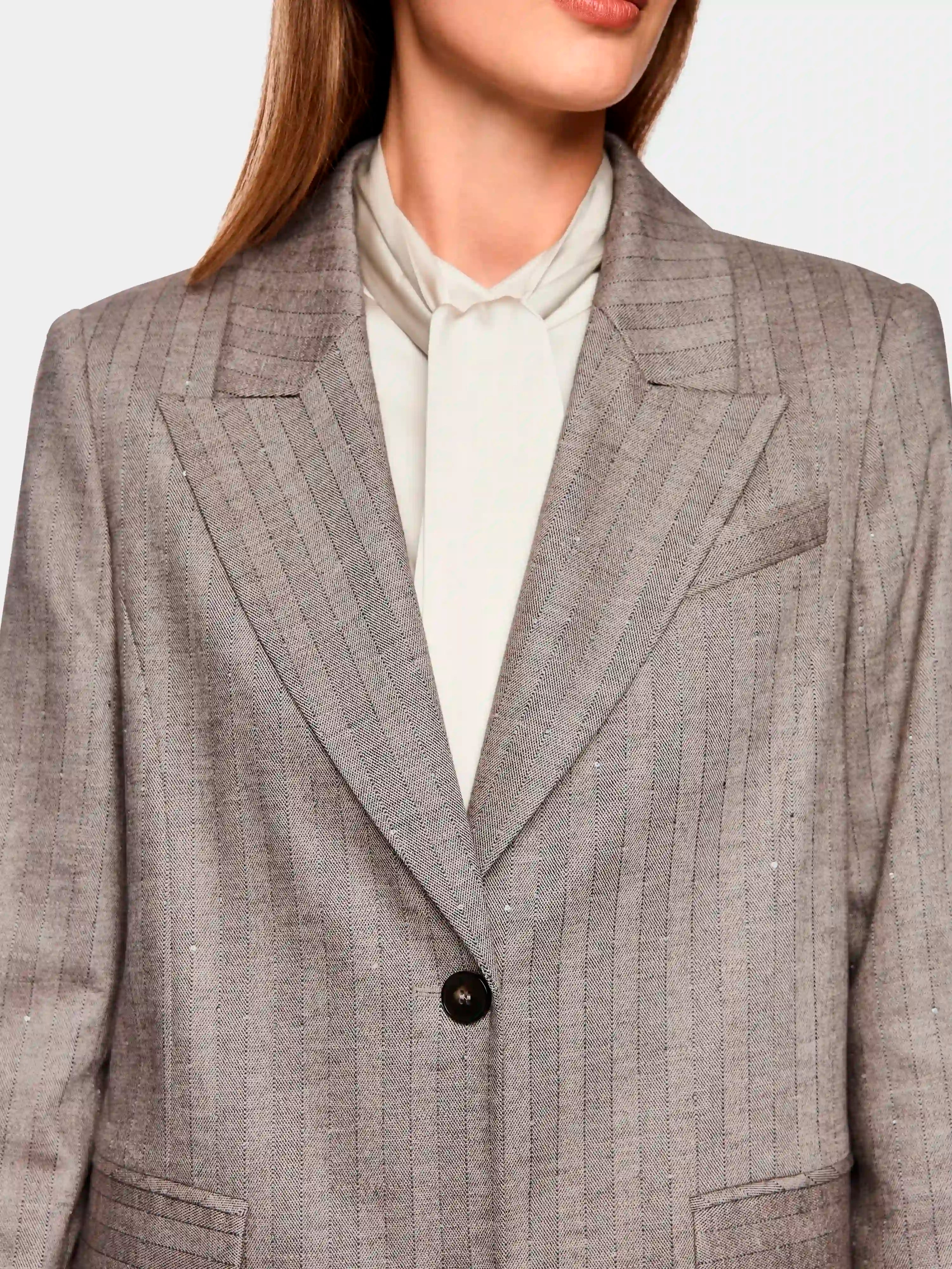 Marc Cain_Soft Charcoal_Elegant Blazer with Stripes_ZC 34.18 W73_836_03