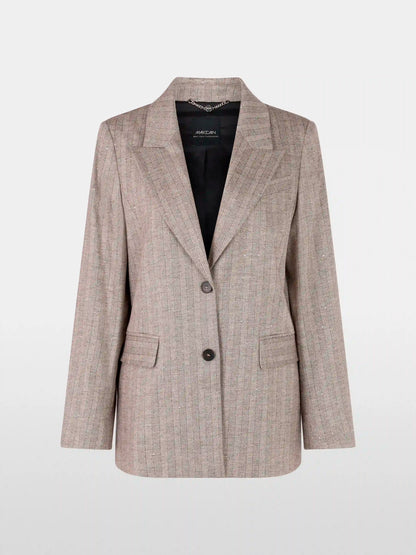 Marc Cain_Soft Charcoal_Elegant Blazer with Stripes_ZC 34.18 W73_836_07