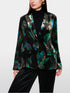 Marccain_Dark Jade Green_Velvet Blazer with Feather Print_ZC 34.19 W79_556_06