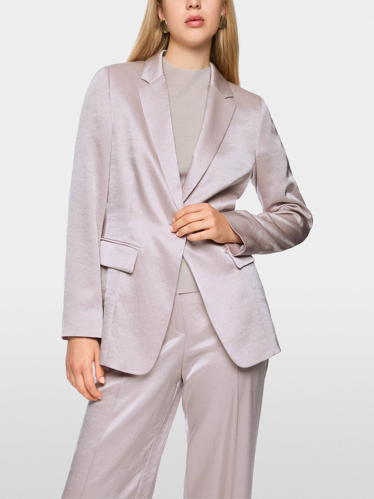 Marc Cain_Light Desert Taupe_Classic Single-Breasted Blazer_ZC 34.23 W46_702_01