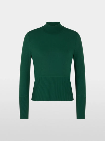 Marccain_Dark Jade Green_Rethink Together Fine Knit Jumper_ZC 41.40 M43_556_05