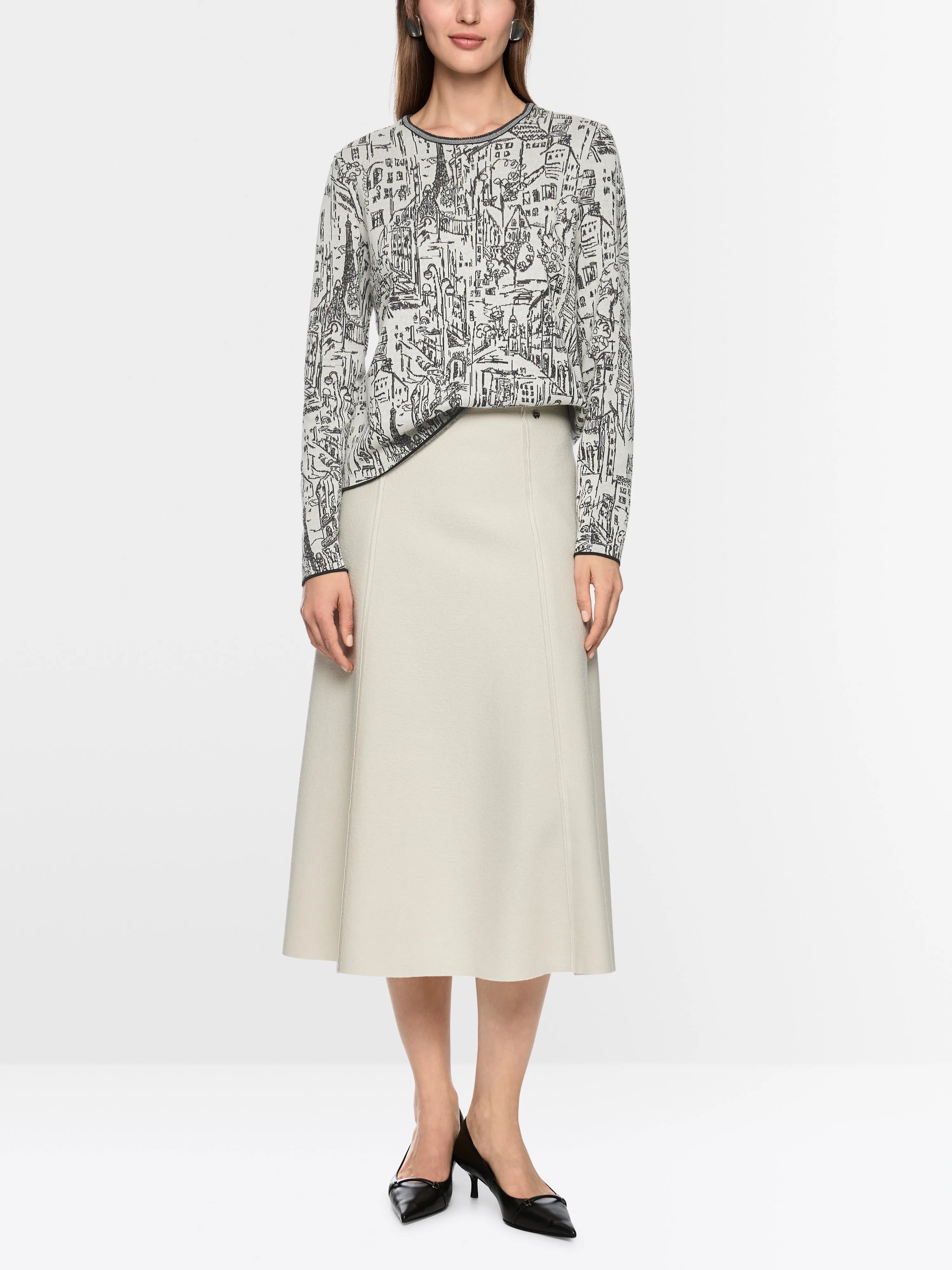 Marc Cain_Smoke_Knitted in Germany Fine Knit Jumper_ZC 41.51 M49_182_01