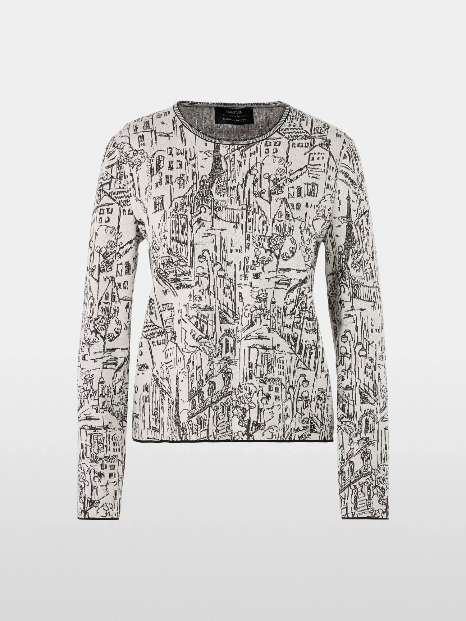 Marc Cain_Smoke_Knitted in Germany Fine Knit Jumper_ZC 41.51 M49_182_07