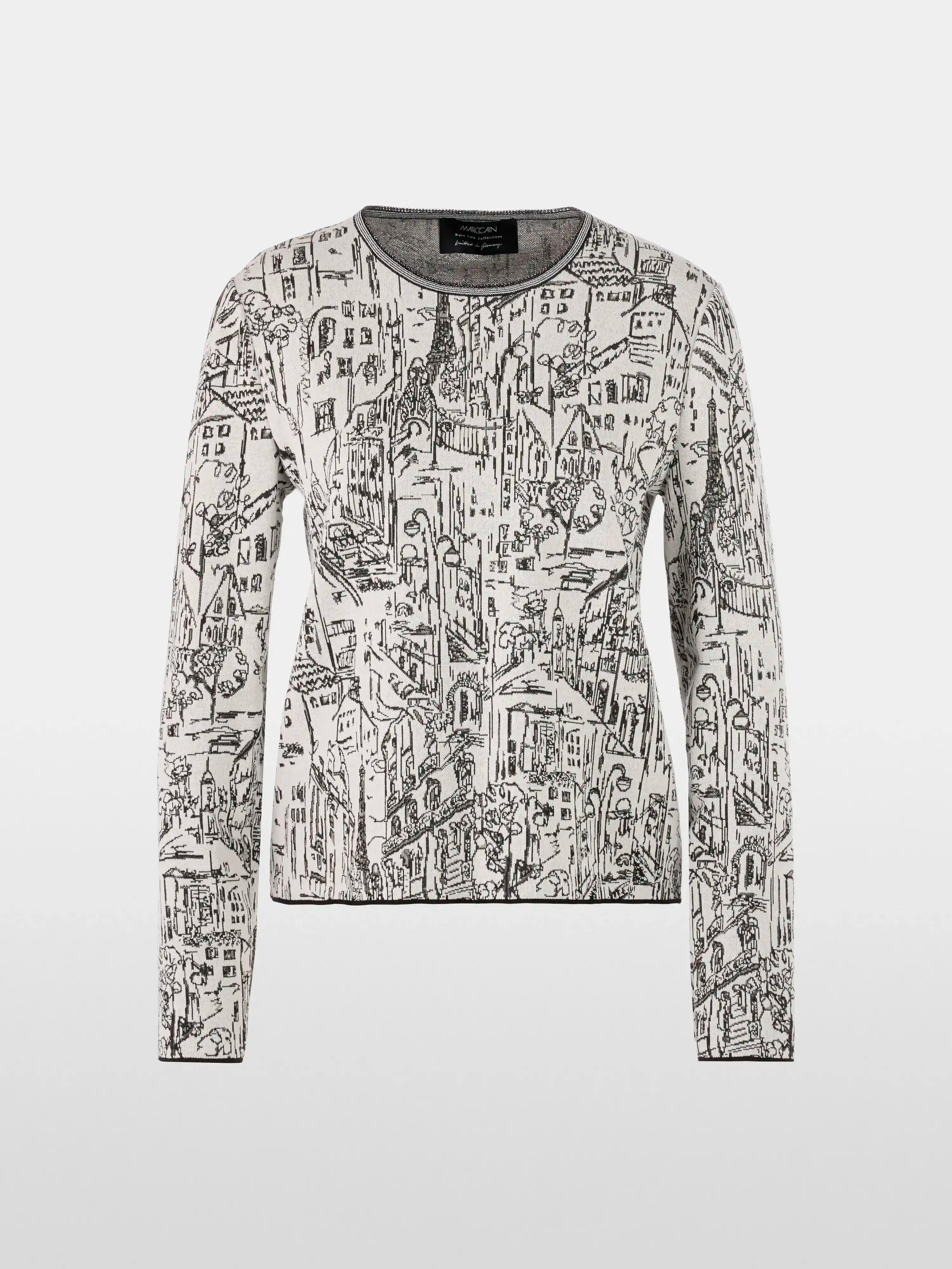 Marc Cain_Smoke_Knitted in Germany Fine Knit Jumper_ZC 41.51 M49_182_07