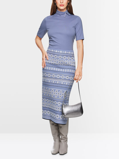 Marc Cain_Bluish Violet_Turtleneck T-Shirt_ZC 48.06 J15_774_02