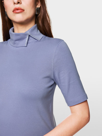 Marc Cain_Bluish Violet_Turtleneck T-Shirt_ZC 48.06 J15_774_04