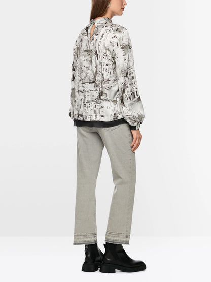 Marc Cain_Smoke_Blouse with City Print_ZC 51.21 W75_182_02