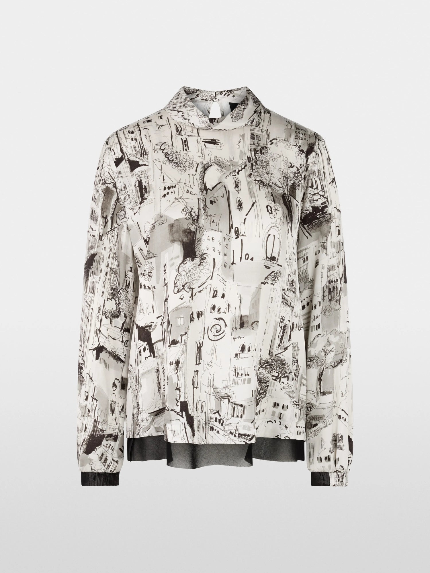 Marc Cain_Smoke_Blouse with City Print_ZC 51.21 W75_182_08
