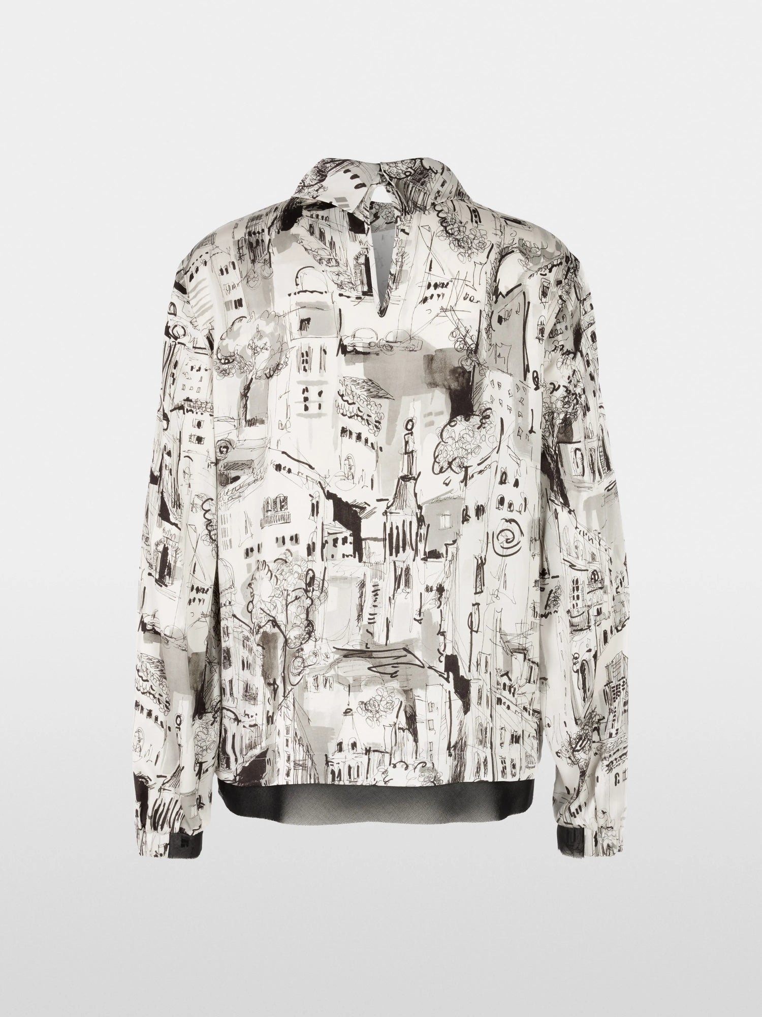 Marc Cain_Smoke_Blouse with City Print_ZC 51.21 W75_182_09
