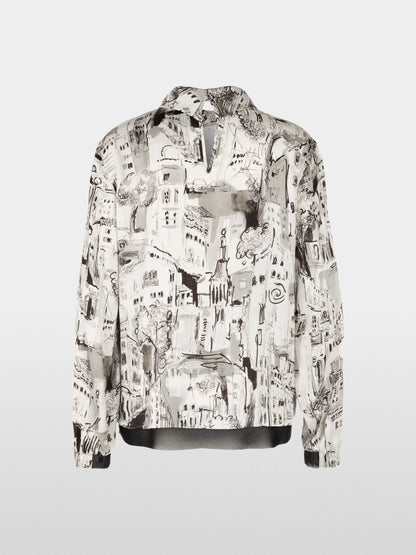 Marc Cain_Smoke_Blouse with City Print_ZC 51.21 W75_182_09
