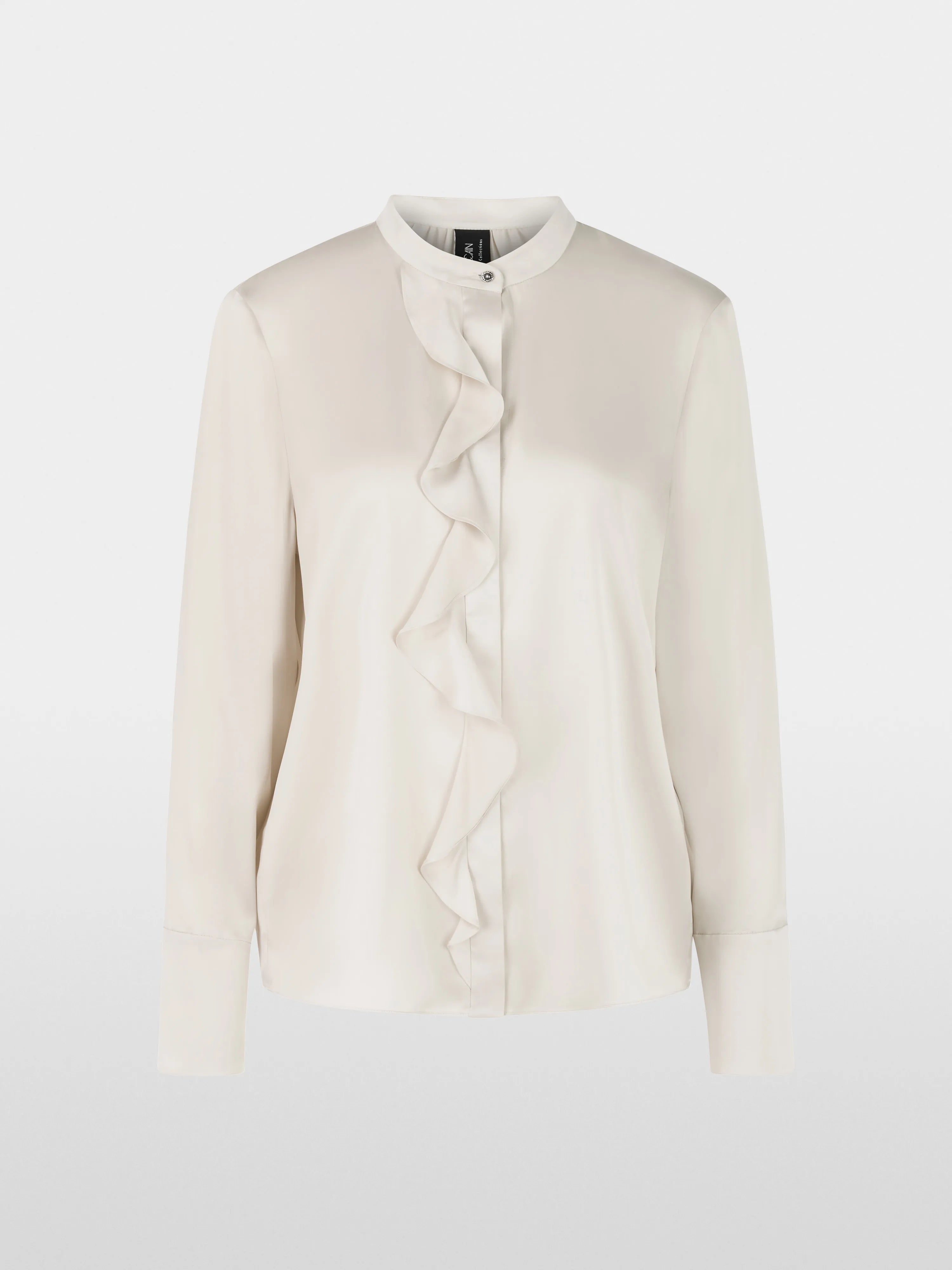 Marc Cain_Smoke_Silk Blouse with Flounce_ZC 51.24 W78_182_06