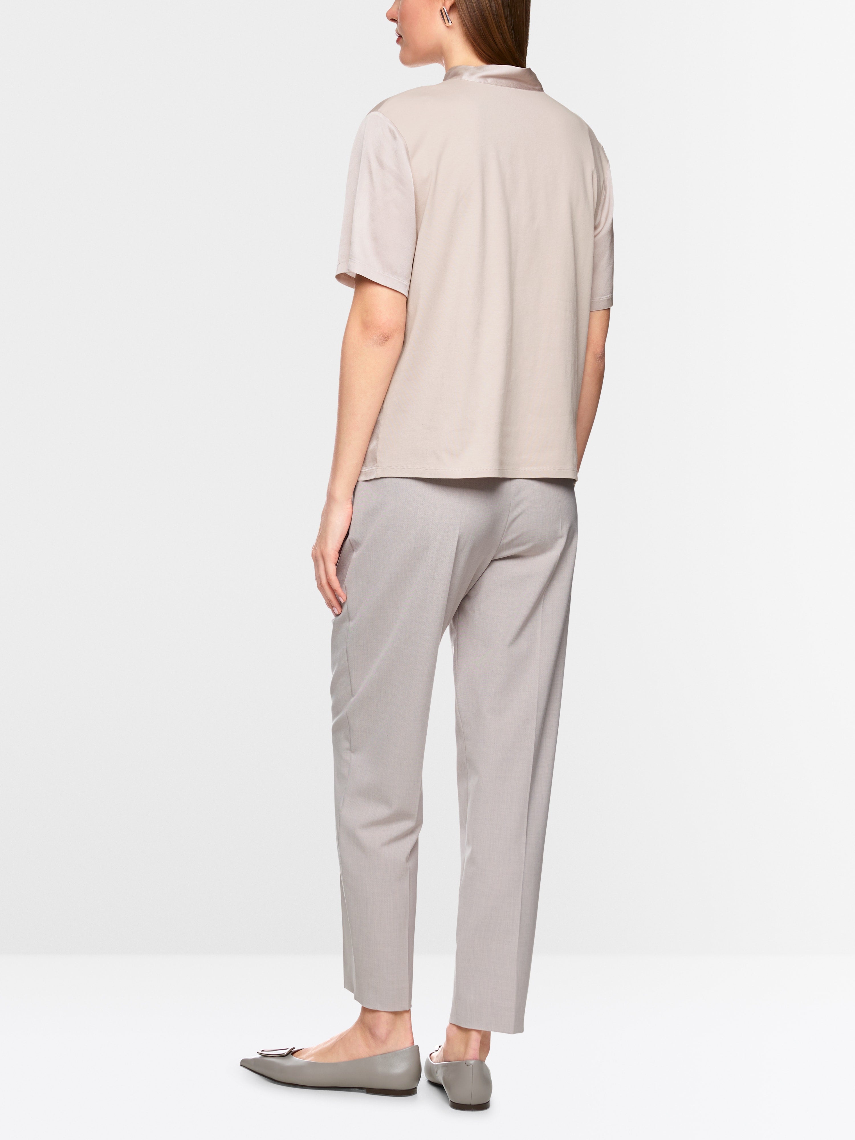 Marc Cain_Light Desert Taupe_Blouse Shirt with Bow_ZC 55.01 J15_702_03