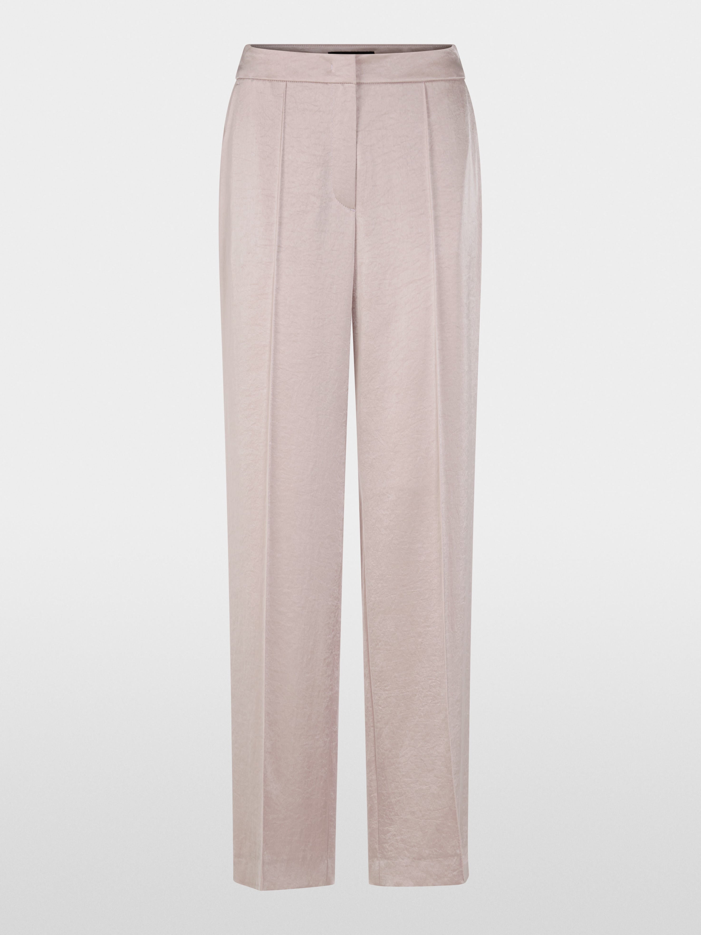 Marc Cain_Light Desert Taupe_WUKARI Trousers in Hammered Satin_ZC 81.12 W46_702_06