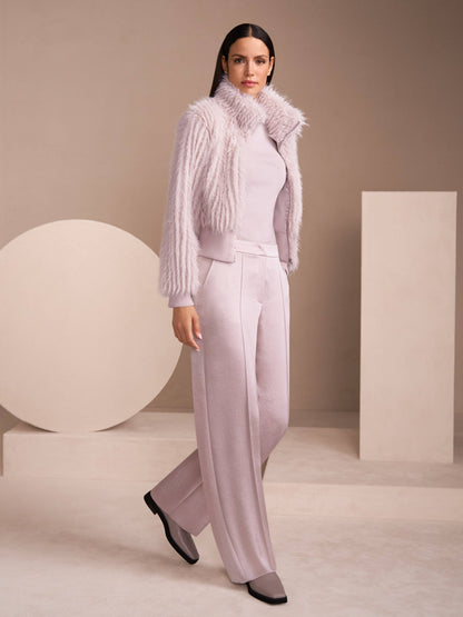 Marc Cain_Light Desert Taupe_WUKARI Trousers in Hammered Satin_ZC 81.12 W46_702_08