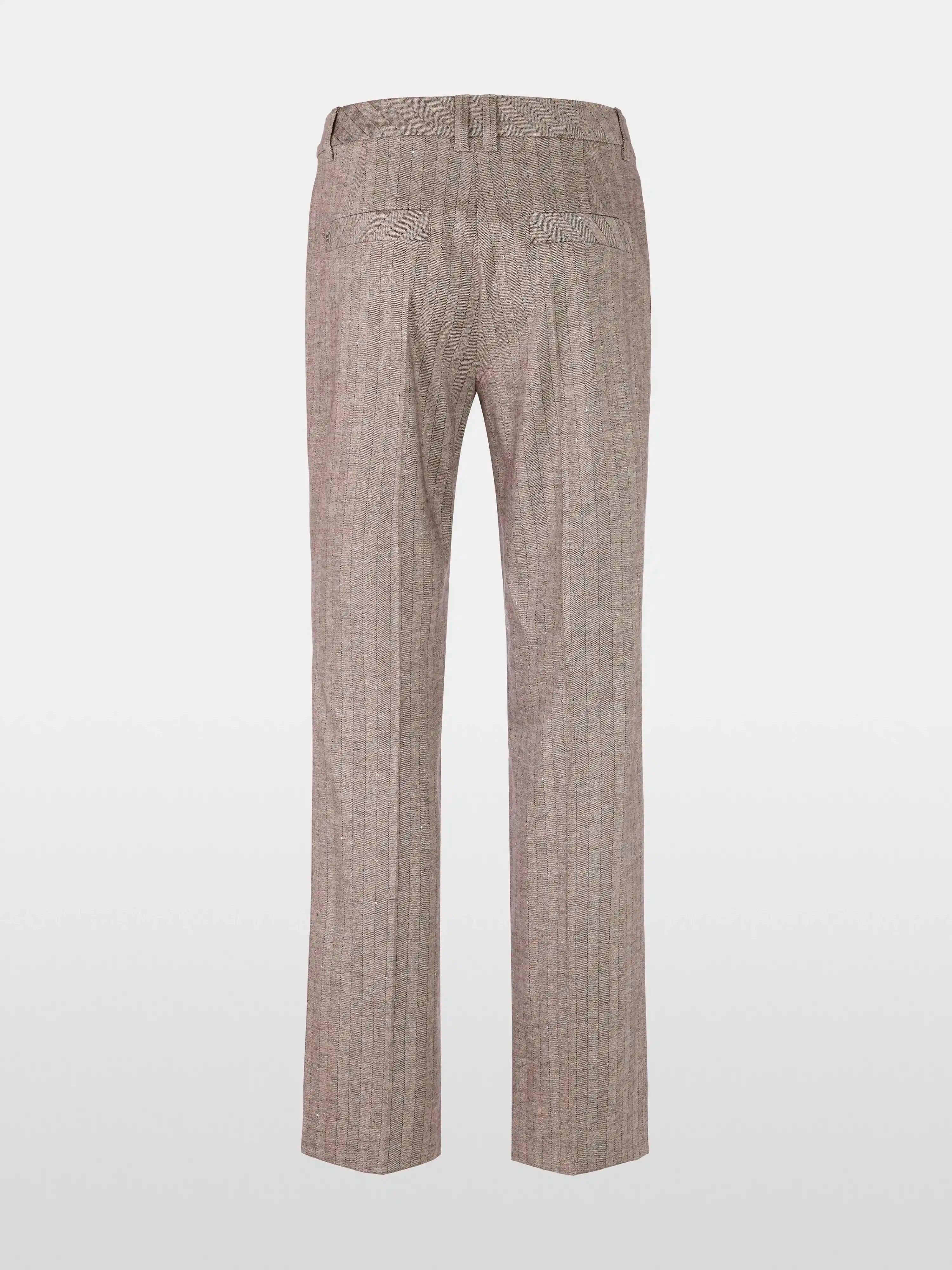 Marc Cain_Soft Charcoal_FENDOU Striped Trousers_ZC 81.25 W73_836_07