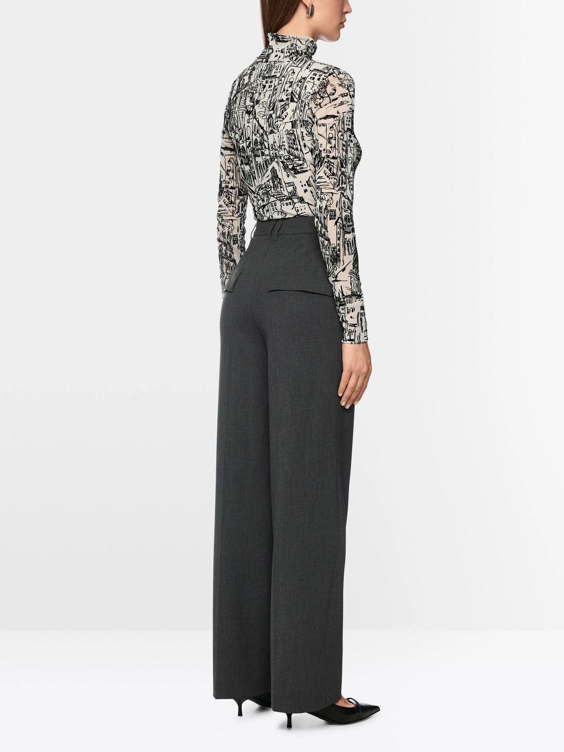 Marc Cain_Flannel_WUKARI Wide Trousers with High Waist_ZC 81.27 W77_842_02