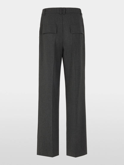 Marc Cain_Flannel_WUKARI Wide Trousers with High Waist_ZC 81.27 W77_842_07