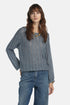 Luisa Spagnoli Celeste Women Zebrino - Openwork Sweater SKU: ZEBRINO_0604 Image 01