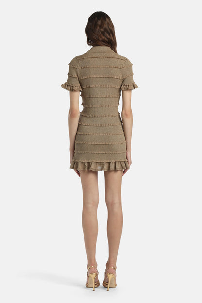 Luisa Spagnoli Oro Vecchio Women Zeda - Knit Minidress - Fashion Show SKU: ZEDA_3434 Image 02
