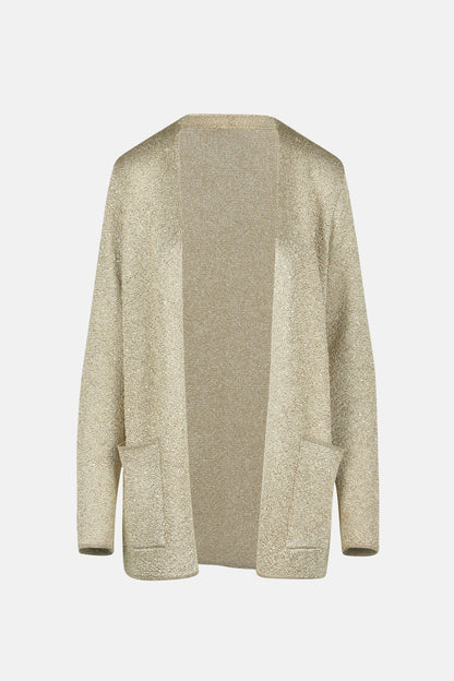 Luisa Spagnoli_Oro/Oro_Zenica - Lurex Cardigan_ZENICA_0428 0428_06