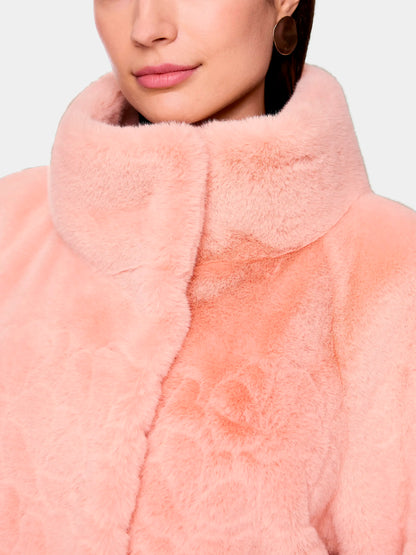 Marc Cain_Evening Sand_Elegant Jacket with Faux Fur_ZG 12.01 W19_164_03