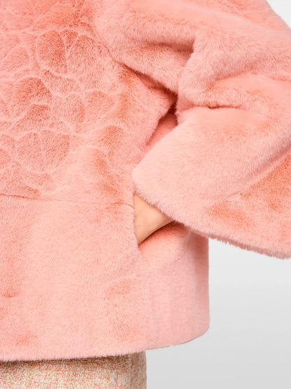 Marc Cain_Evening Sand_Elegant Jacket with Faux Fur_ZG 12.01 W19_164_04