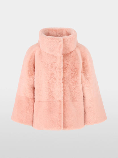 Marc Cain_Evening Sand_Elegant Jacket with Faux Fur_ZG 12.01 W19_164_07