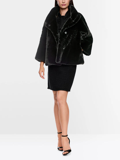 Marc Cain_Black_Elegant Jacket with Faux Fur_ZG 12.01 W19_900_01