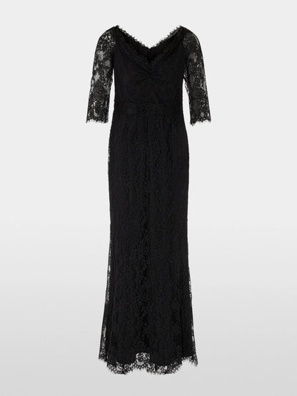 Marc Cain_Black_Elegant Maxi Dress with Lace_ZG 21.25 W17_900_07