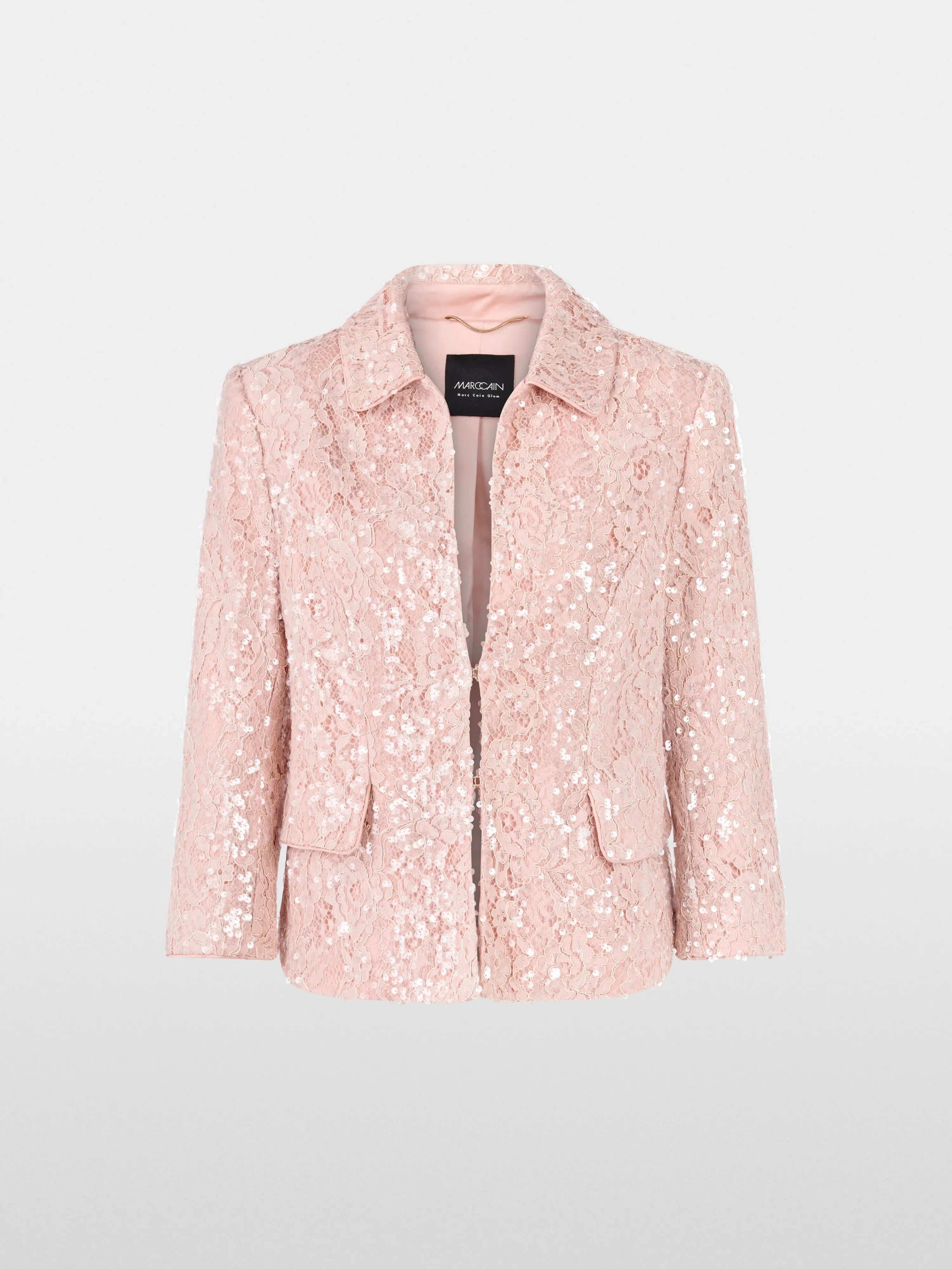 Marc Cain_Evening Sand_Jacket with Lace and Sequins_ZG 31.05 W16_164_07