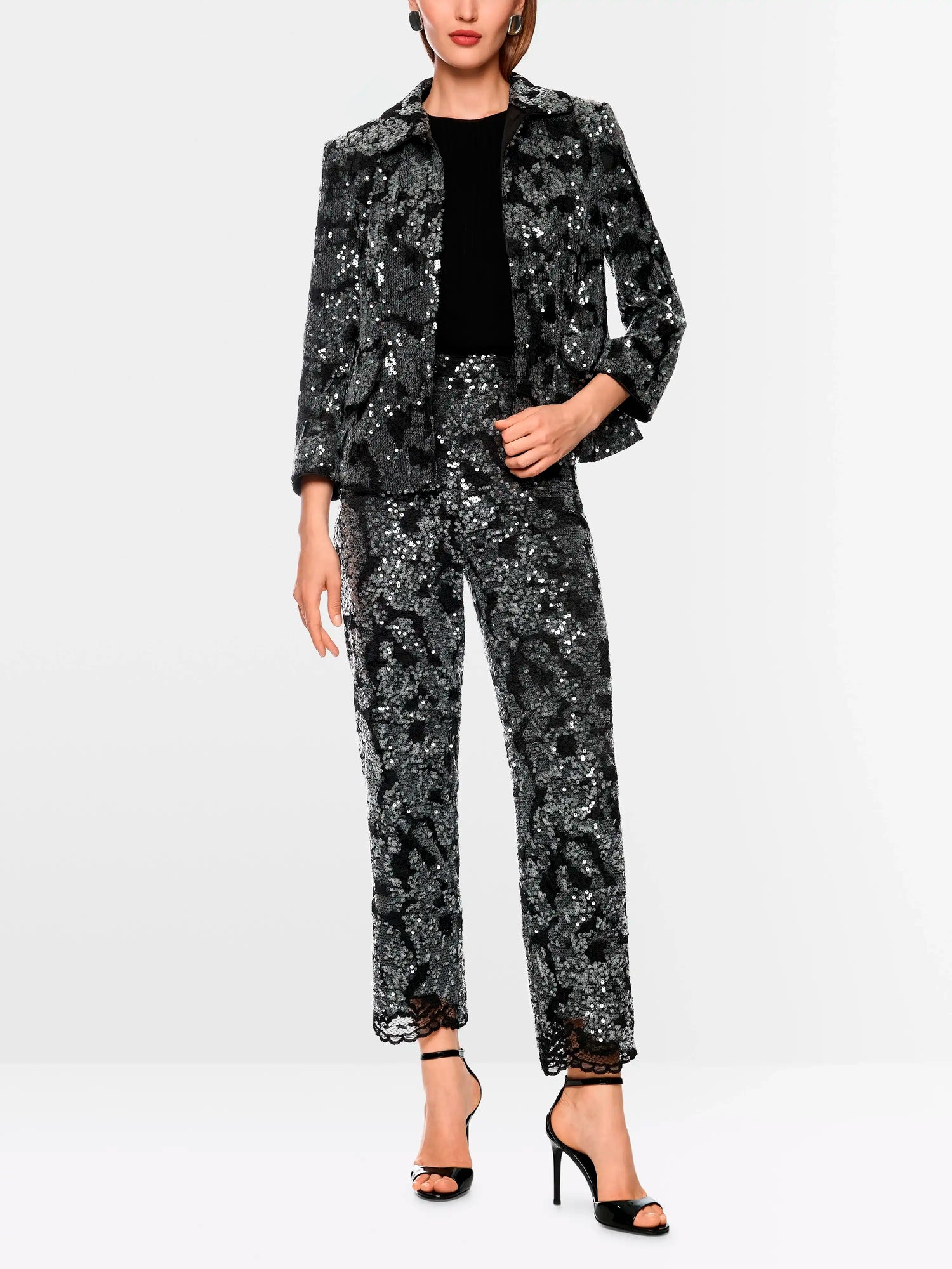 Marc Cain_Black_Jacket with Lace and Sequins_ZG 31.05 W16_900_01