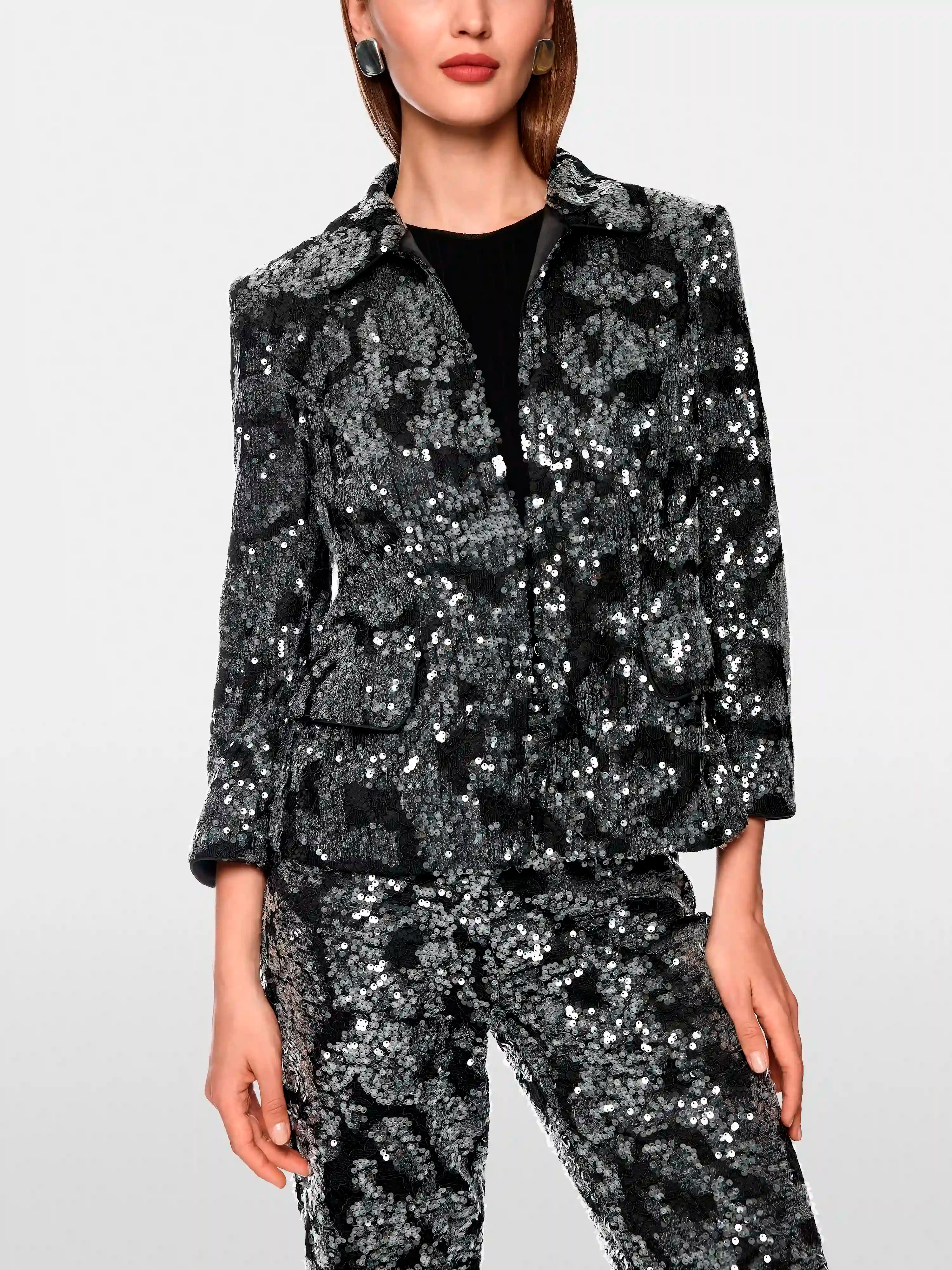 Marc Cain_Black_Jacket with Lace and Sequins_ZG 31.05 W16_900_04