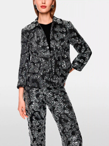 Marc Cain_Black_Jacket with Lace and Sequins_ZG 31.05 W16_900_05