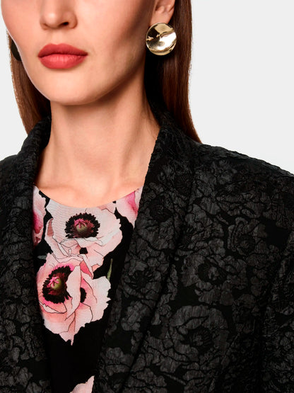 Marc Cain_Black_Blazer with Floral Pattern_ZG 34.03 W09_900_03