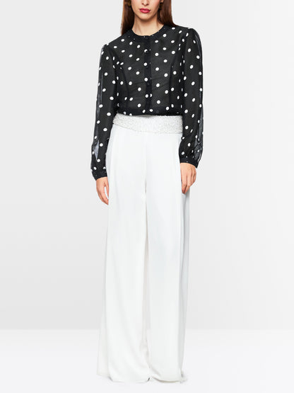 Marc Main_Silk and Linen Polka Dot Blouse_ZG 51.01 W05_910_02