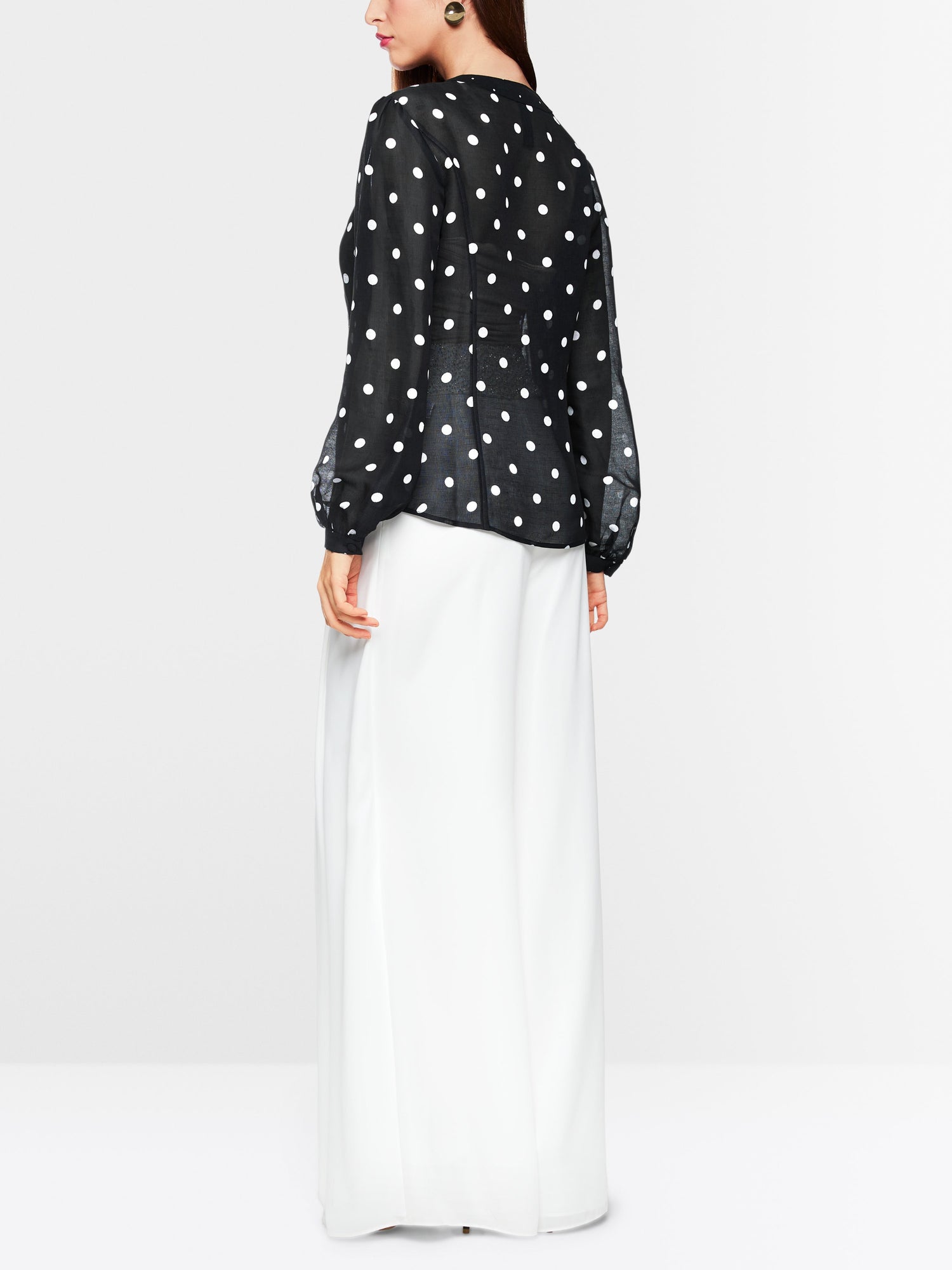 Marc Main_Silk and Linen Polka Dot Blouse_ZG 51.01 W05_910_06