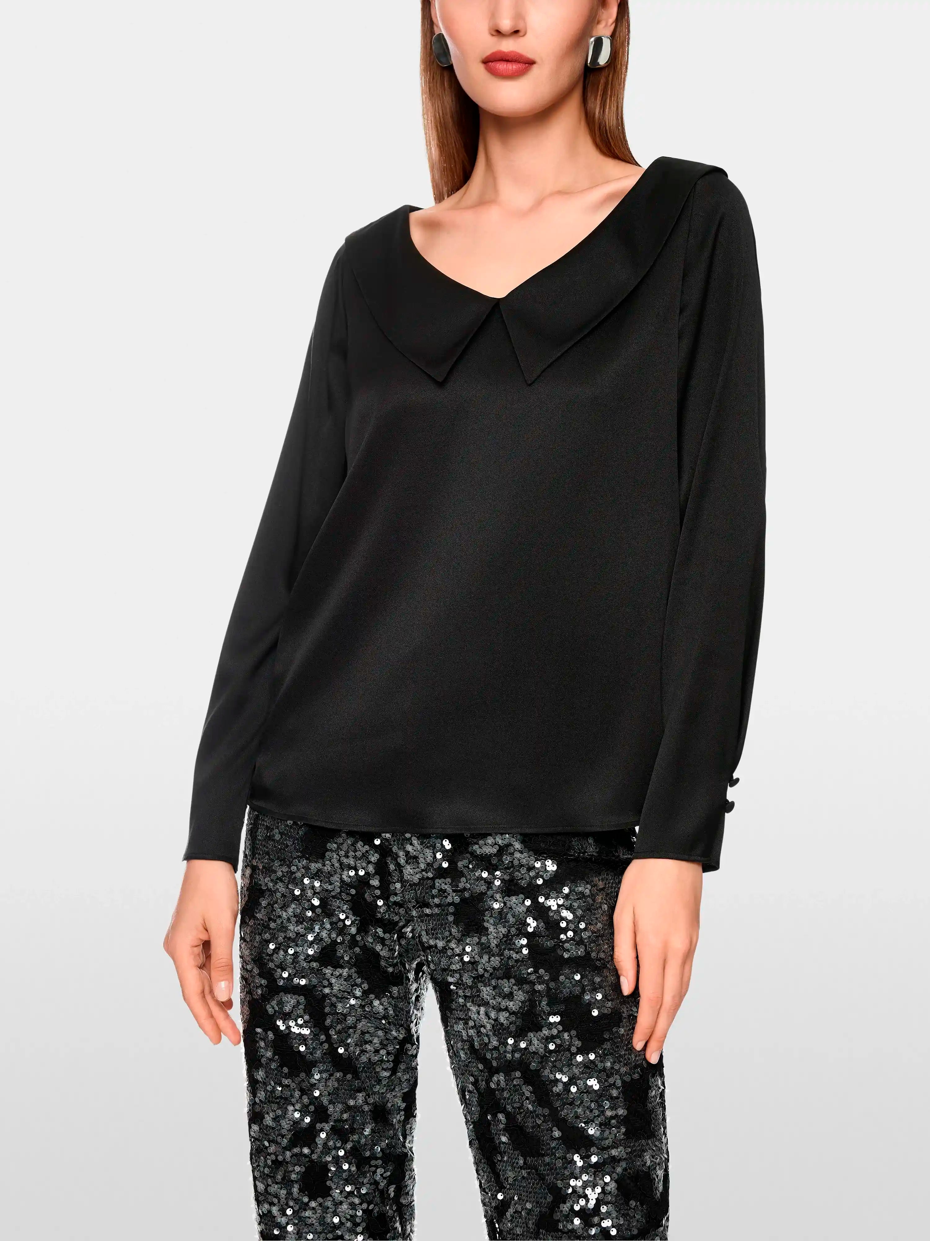 Marc Cain_Black_Elegant Silk Blouse_ZG 51.08 W12_900_06