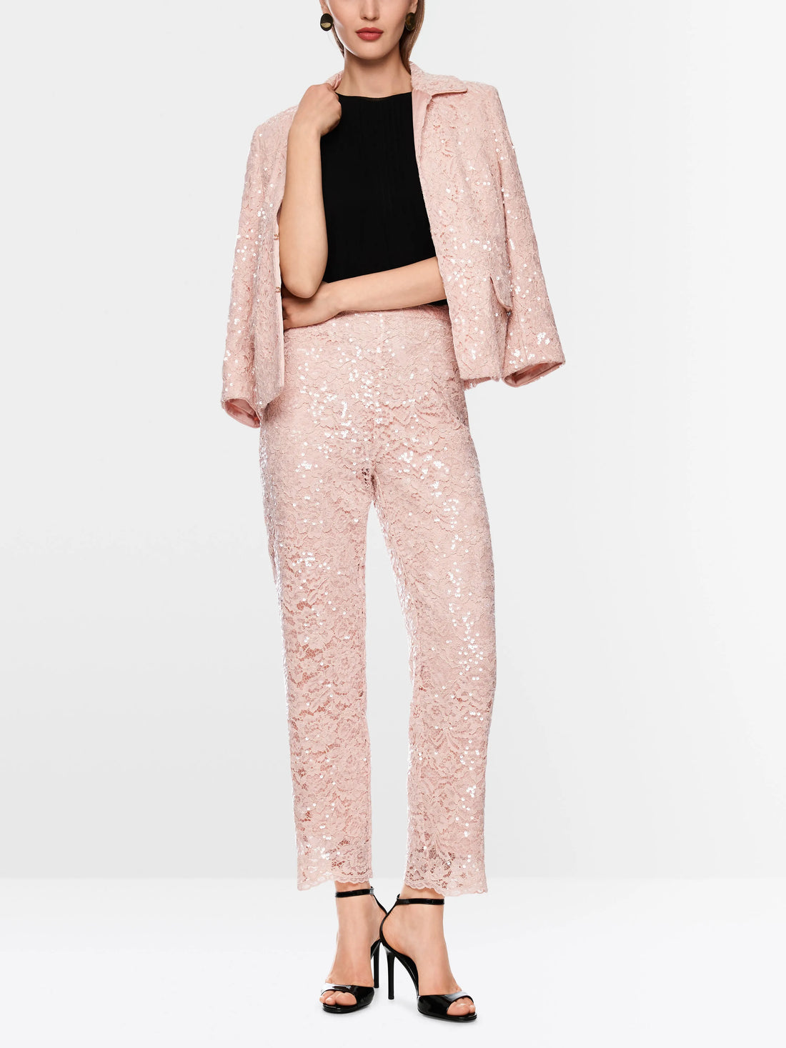 Marc Cain_Evening Sand_FRIA Trousers with Sequins and Lace_ZG 81.08 W16_164_01