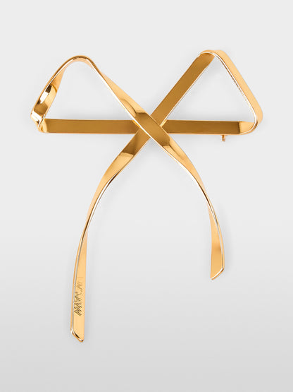 Marc Main_Gold-Coloured Bow Brooch_ZG J7.01 Z03_418_02