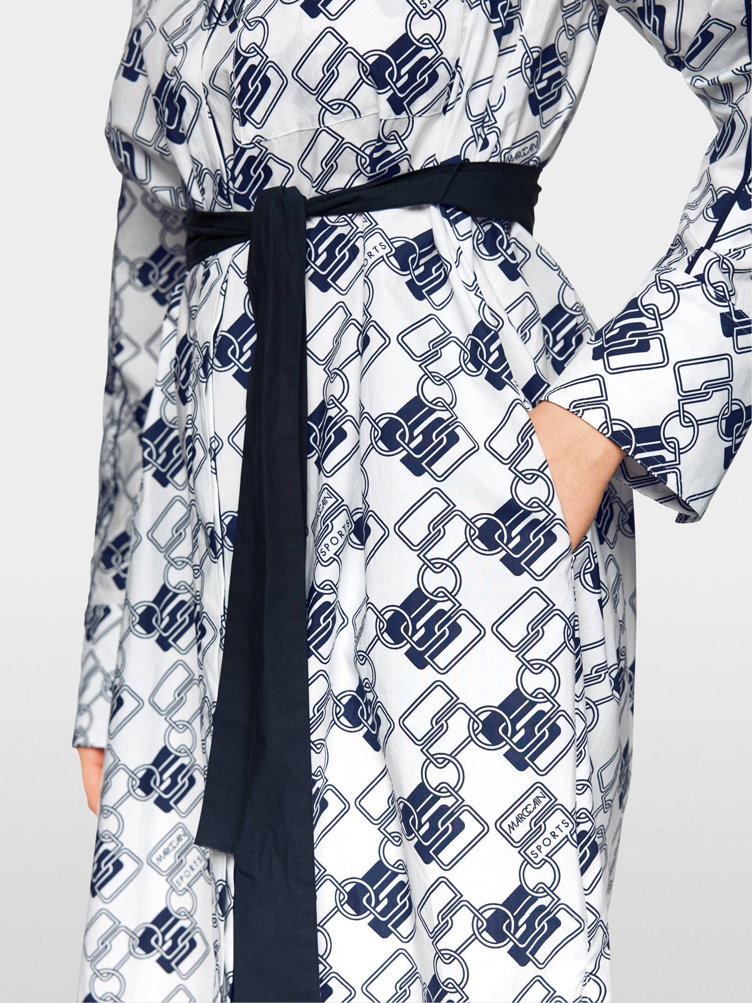 Marc Cain_Off-White_Printed Midi Dress_ZS 21.04 W82_110_04