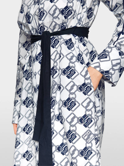 Marc Cain_Off-White_Printed Midi Dress_ZS 21.04 W82_110_04