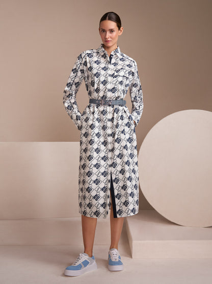 Marc Cain_Off-White_Printed Midi Dress_ZS 21.04 W82_110_09