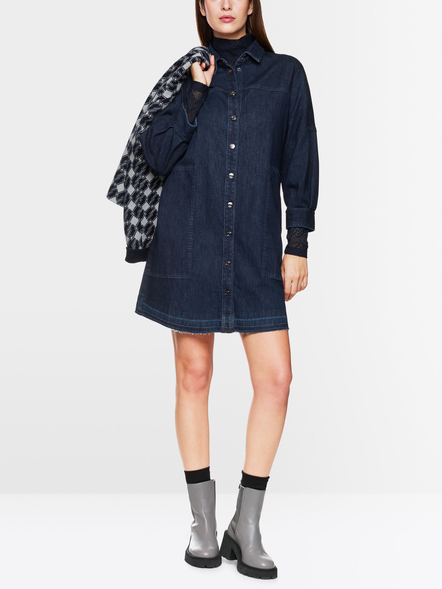 Marc Cain_Vintage Indigo_Rethink Together A-Line Dress_ZS 21.12 D06_357_01