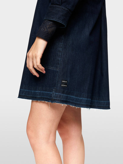 Marc Cain_Vintage Indigo_Rethink Together A-Line Dress_ZS 21.12 D06_357_05