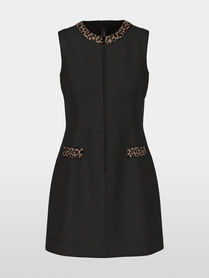 Marc Cain_Black_Knitted in Germany Sleeveless Dress_ZS 21.25 J30_900_06